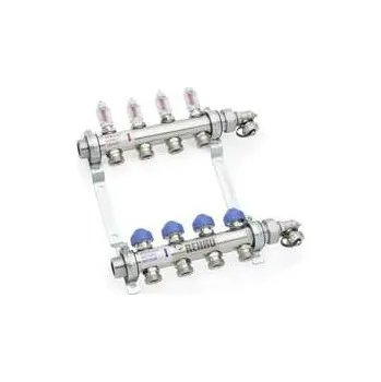 rozdělovač topení REHAU Nerezový rozdělovač HKV-D V2A 5 topné okruhy, 12080511003