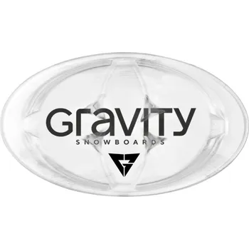 Příslušenství na snowboard Grip GRAVITY LOGO MAT CLEAR/BLACK 23/24