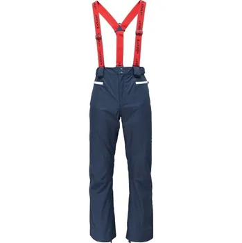 Snowboardové kalhoty Pánské lyžařské kalhoty LOAP FEBON XL Tmavě modrá, Oranžová