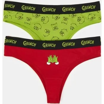 Kalhotky Sinsay - Kalhotky brazilky 2 pack Grinch - vícebarevná - 106GF-MLC - 106GF-MLC-M