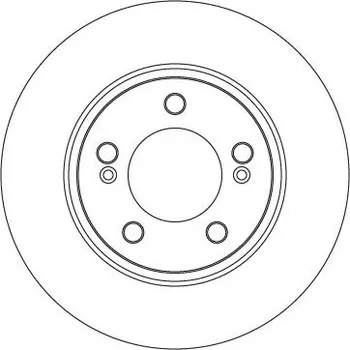 Brzdový kotouč Brzdový kotouč TRW DF6924S