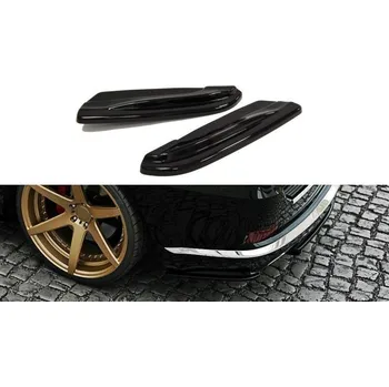 Nárazník Maxton Design boční difuzory pod zadní nárazník pro Jeep Grand Cherokee WK2, černý lesklý plast ABS