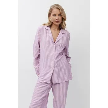 Dámské noční prádlo Aruelle dámské pyžamo bílo-růžové - ARULIL/levandulová / M ARU5E003