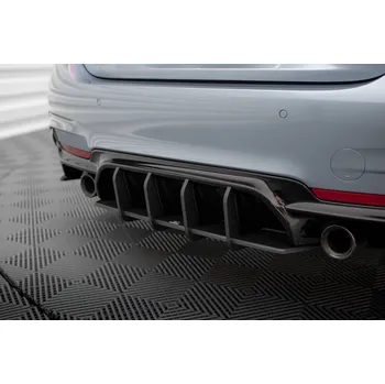 Autodíl Maxton Design "Street Pro" difuzor zadního nárazníku pro BMW řada 4 F32, plast ABS bez povrchové úpravy, 435 coupe M-pack
