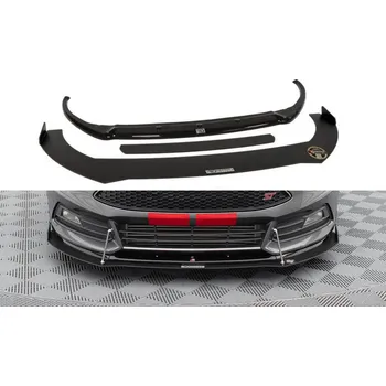 Karosérie Maxton Design hybridní spoiler předního nárazníku ver.2 pro Ford Focus ST Mk3 Facelift, plast ABS bez povrchové úpravy