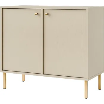 Komoda TOKYO 2 b | komoda 812 | 83,6 cm | béžová/zlatá