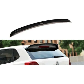 Auto-moto Maxton Design prodloužení spoileru pro Volkswagen Polo GTI Mk5 Facelift, černý lesklý plast ABS, facelift, r.v. 2015-