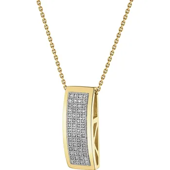 Přívěsek Zlatý přívěsek s diamanty - 0,15 ct - ryzost 585 - 160.272