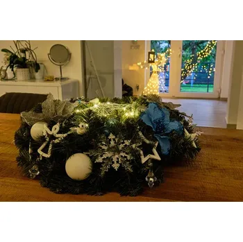 Velikonoční dekorace DECOLED Závěsná dekorace akryl, sněhová vločka 15 cm