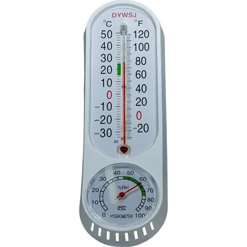 Domácí teploměr teploměr + vlhkoměr 22x6,5cm, -20°C+50°C, plast