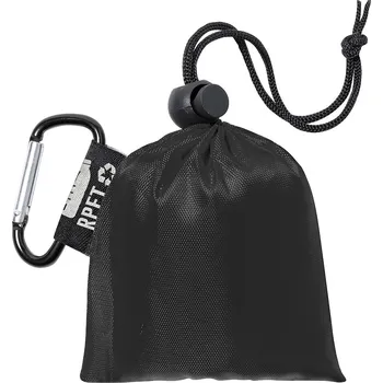 Pláštěnka Pláštěnka LDPE pončo pro dospělé v ČERNÉM RPET polyesterovém pouzdru + 2150 výdejních míst za pouhých 49 Kč