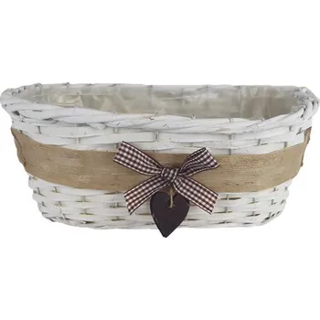 Obal na květináč Obal s plastem bílý P2023/1