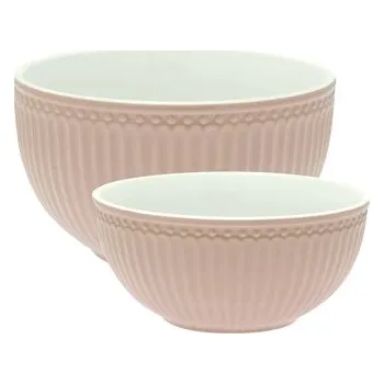 Porcelánová sada servírovacích misek Alice Creamy Fudge