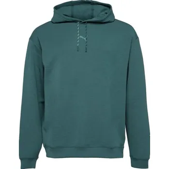 Pánská mikina Pánská mikina Puma M CLOUDSPUN HOODIE L Tmavě zelená