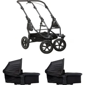 Kočárek Tfk set duo2 frame 2025 - air wheel + carrycot Varianta: Black