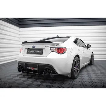 Tuning Maxton Design "Street Pro" boční difuzory pod zadní nárazník pro Subaru BRZ Mk1, Mk1 Facelift, plast ABS bez povrchové úpravy