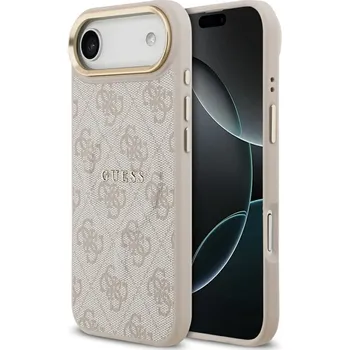 Náhradní kryt pro mobilní telefon Kryt Guess Case iPhone 17 Air with MagSafe Guhmp17Mp4Msegcp (Pu 4G W/ Classic) Pink