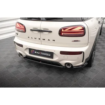 Auto-moto Maxton Design středový spoiler pod zadní nárazník pro Mini Clubman F54 Facelift John Cooper Works, černý lesklý plast ABS