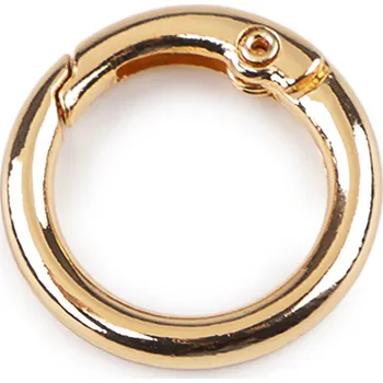 Karabina kulatá na kabelky / kroužek na klíče Ø16 mm