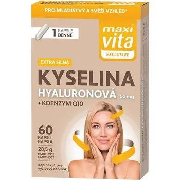 Zdraví Doplněk stravy VITAR MAXI VITA EXCLUSIVE KYS. HYALURONOVÁ +KOENZYM Q10 60 CPS. BL UNI