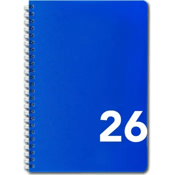 Diář BOBO Sloupcový diář A5 týdenní 2026 modrý