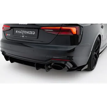 Autodíl Maxton Design "Street Pro" difuzor zadního nárazníku pro Audi RS5 F5, plast ABS bez povrchové úpravy