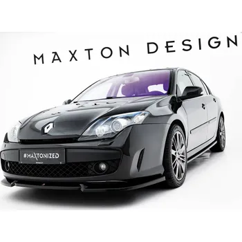 Autodíl Maxton Design spoiler pod přední nárazník pro Renault Laguna GT Mk3, černý lesklý plast ABS