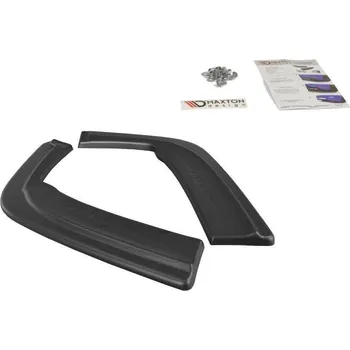 Tuning Maxton Design boční difuzory pod zadní nárazník pro BMW M3 E46, černý lesklý plast ABS