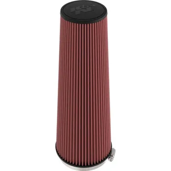 Filtr pro motocykl K&N univerzální kulatý zkosený filtr se vstupem 152 mm a výškou 511 mm, gumový vrchlík SLEVA 8%