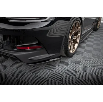Auto-moto Maxton Design boční difuzory pod zadní nárazník pro Porsche 911 992 GT3, černý lesklý plast ABS