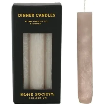 Svíčka Stolní svíčky béžové krátké