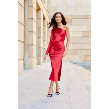 Dámské šaty Večerní šaty SUK0438 červené - Roco Fashion 36