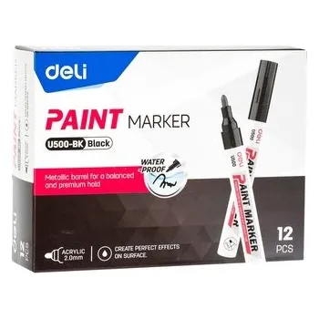 DELI marker olejowy 2mm czarny