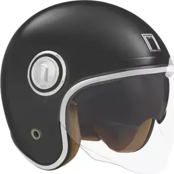 Helma na motorku BRUNOX přilba HERITAGE, NOX PREMIUM (černá matná, vel. M) 2024