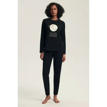 Pánské pyžamo DÁMSKÉ PYŽAMO DAIROKU 43727 AW25 černá XL