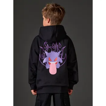 Chlapecká mikina Sinsay - Mikina s potiskem Pokemon - černá - 017GA-99X - 017GA-99X-170