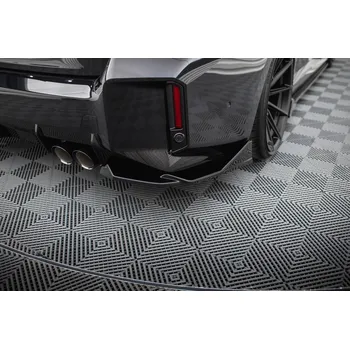 Tuning Maxton Design boční difuzory pod zadní nárazník ver.2 pro BMW M2 G87, černý lesklý plast ABS