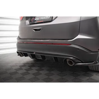 Maxton Design vložka zadního nárazníku pro Ford Edge Mk2 /Standard, černý lesklý plast ABS