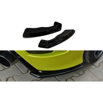 Tuning Maxton Design boční difuzory pod zadní nárazník pro Ford Focus RS Mk2, černý lesklý plast ABS