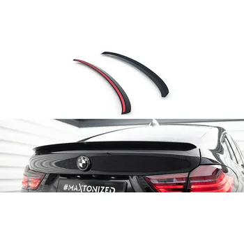 Auto-moto Maxton Design prodloužení spoileru pro BMW X4 F26, černý lesklý plast ABS