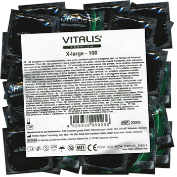 Kondom Vitalis Premium X large 100 ks