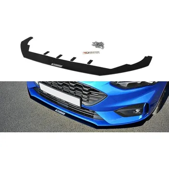 Auto-moto Maxton Design "Racing" spoiler pod přední nárazník pro Ford Focus, Focus ST Mk4, černý lesklý plast ABS
