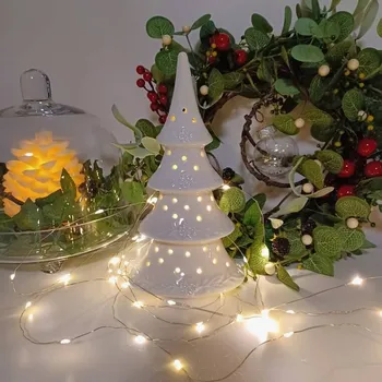 Velikonoční dekorace DECOLED Keramický stromek 11,4 x 8,5 x 23 cm bílá