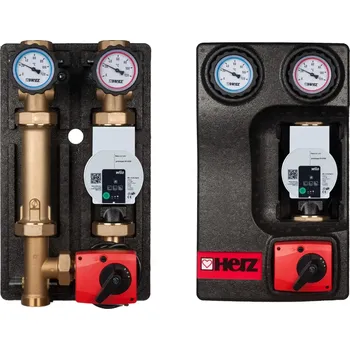 Ventil Herz Směšovaná čerpadlová skupina PUMPFIX MIX DN32 Dimenze: DN32, Provedení: s 3-cestným ventilem bez obtoku, kv: 10