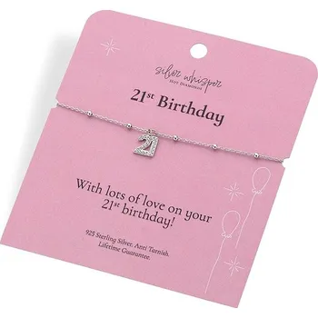 Náramek HOT DIAMONDS Silver Whisper SWB002 (Ag 925/1000, 2,1 g)