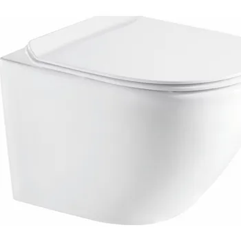 Klozet OLSEN SPA - Závěsné WC ARCO RIMLESS se sedátkem Soft-close OLKLT046E