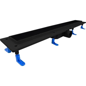 HOPA - Odtokový žlab STANDARDline BLACK - Rozměr A - 50, Varianta roštu - Klasszik OLPZLABST49BK