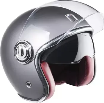 Auto-moto BRUNOX přilba HERITAGE, NOX PREMIUM (stříbrná matná, vel. L) 2024