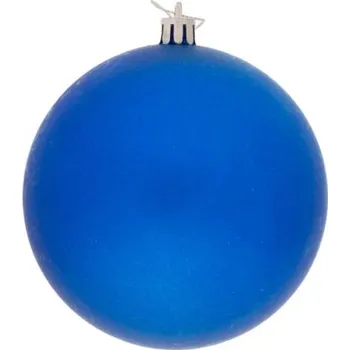 Velikonoční dekorace DECOLED Plastová koule, prům. 10 cm, modrá, 6 x matná