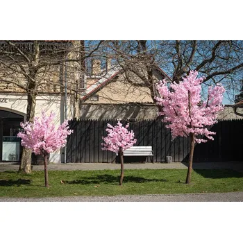 Velikonoční dekorace DECOLED Sakura, 200 x 150 cm, růžová